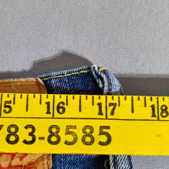 Levi's 514 jeans straight leg men's size W34/L30 medium washed denim blue colour - Picture 12 of 14